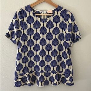 Kate Spade Fan Blouse
